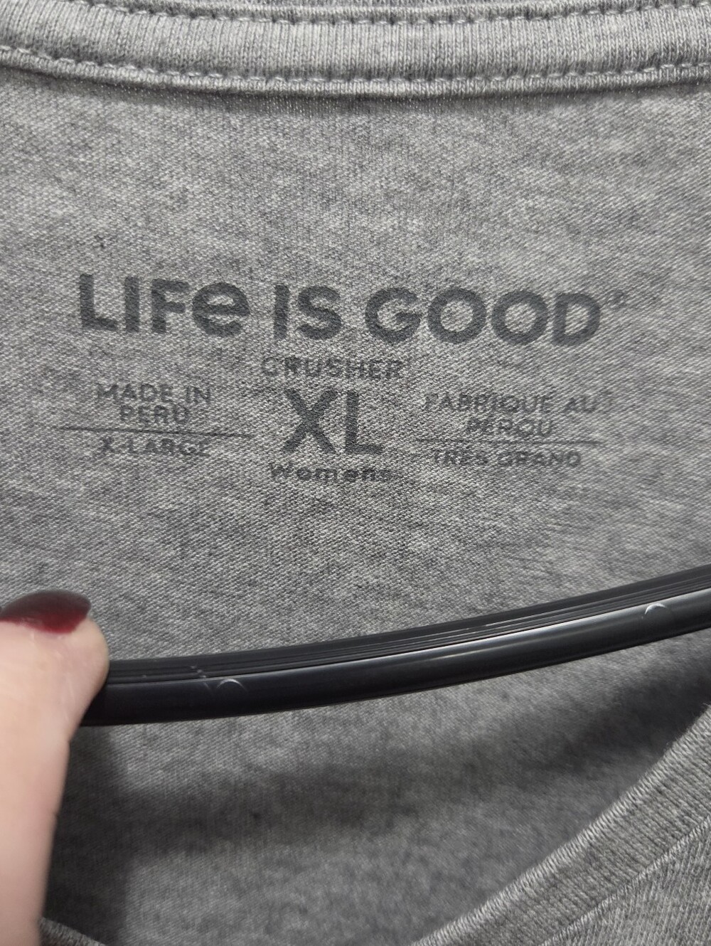 Life is Good Womens XL Halloween Pumpkin T Shirt Gray V Neck Jack O Lantern Tee - Picture 2 of 5